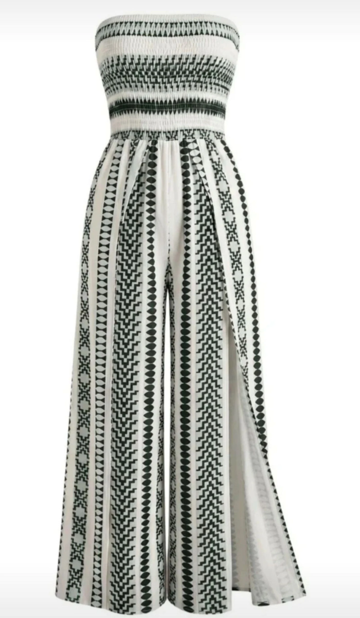 Monokini long boho palazzo en lin – photo 2